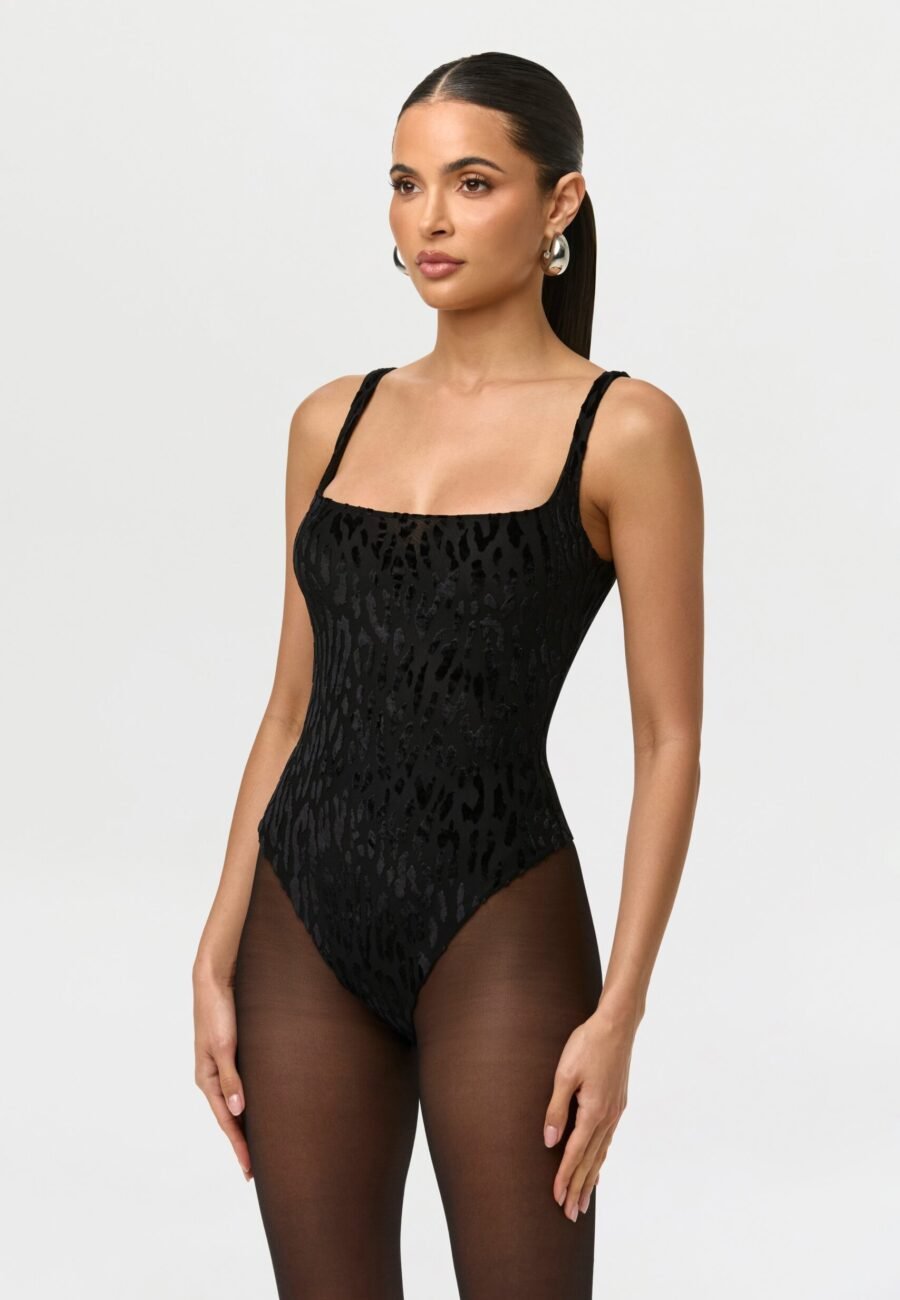 Burnout Scoop Tank Bodysuit