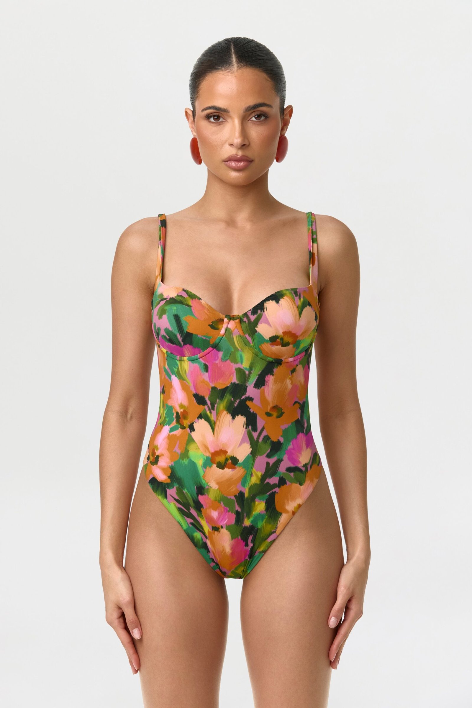 Naked Print Open Back Bodysuit - Image 2
