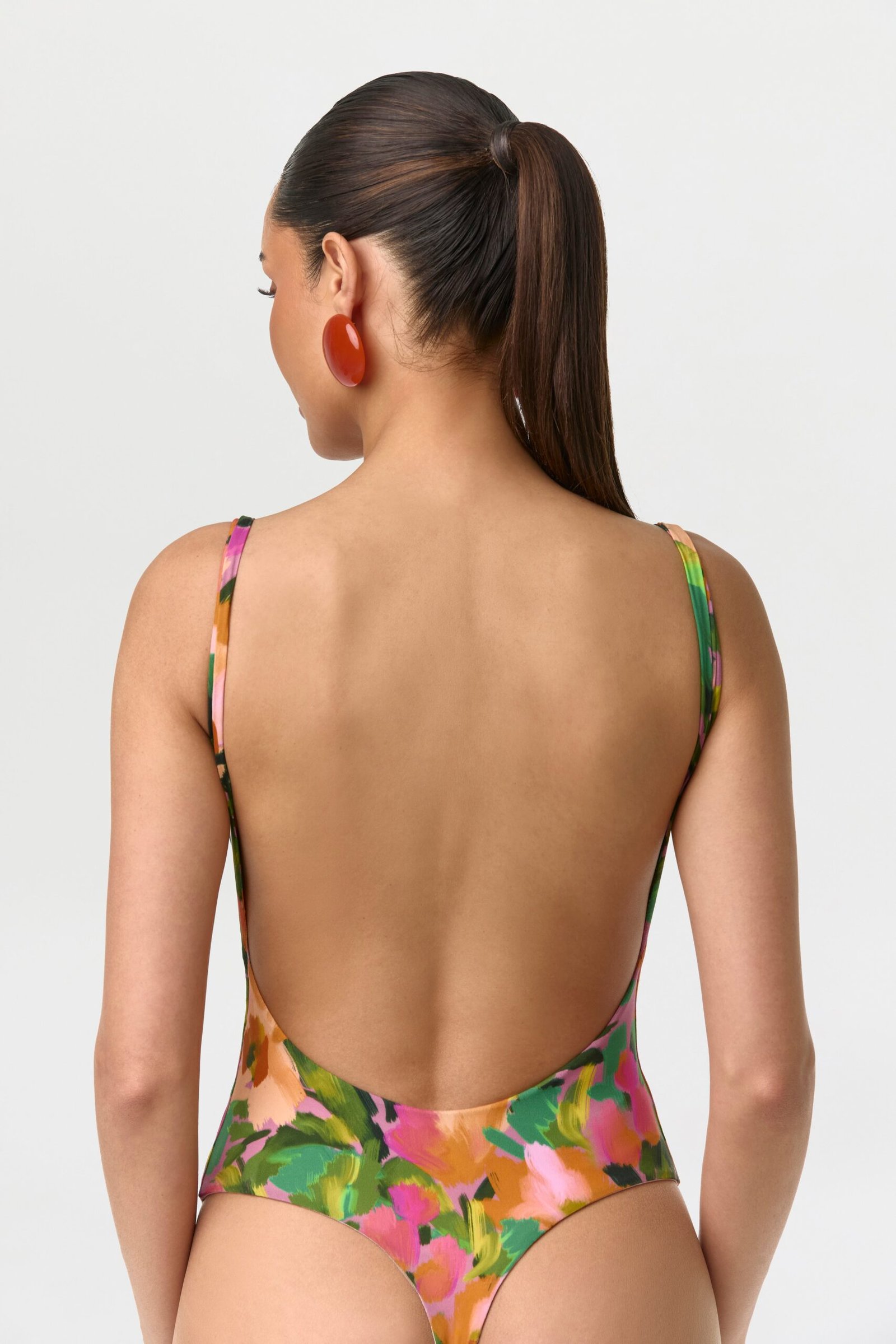 Naked Print Open Back Bodysuit - Image 6
