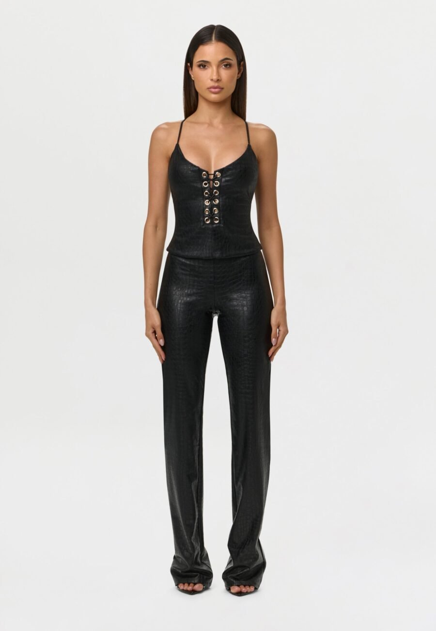 Croc Bootcut Pants