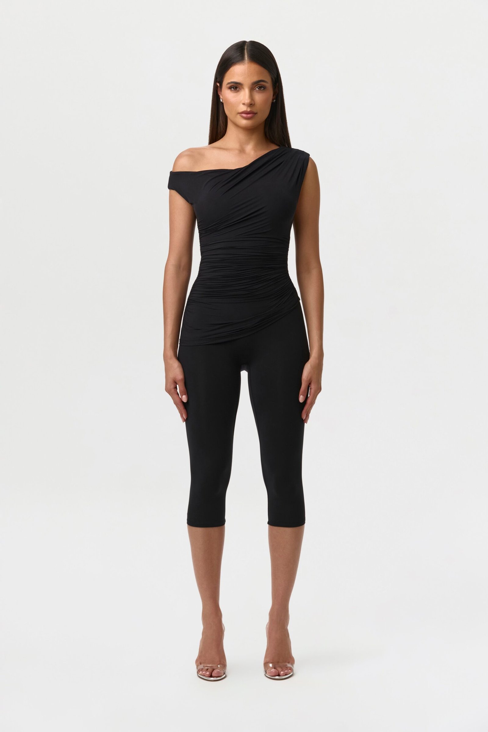Naked Ruched Off Shoulder Top - Image 12