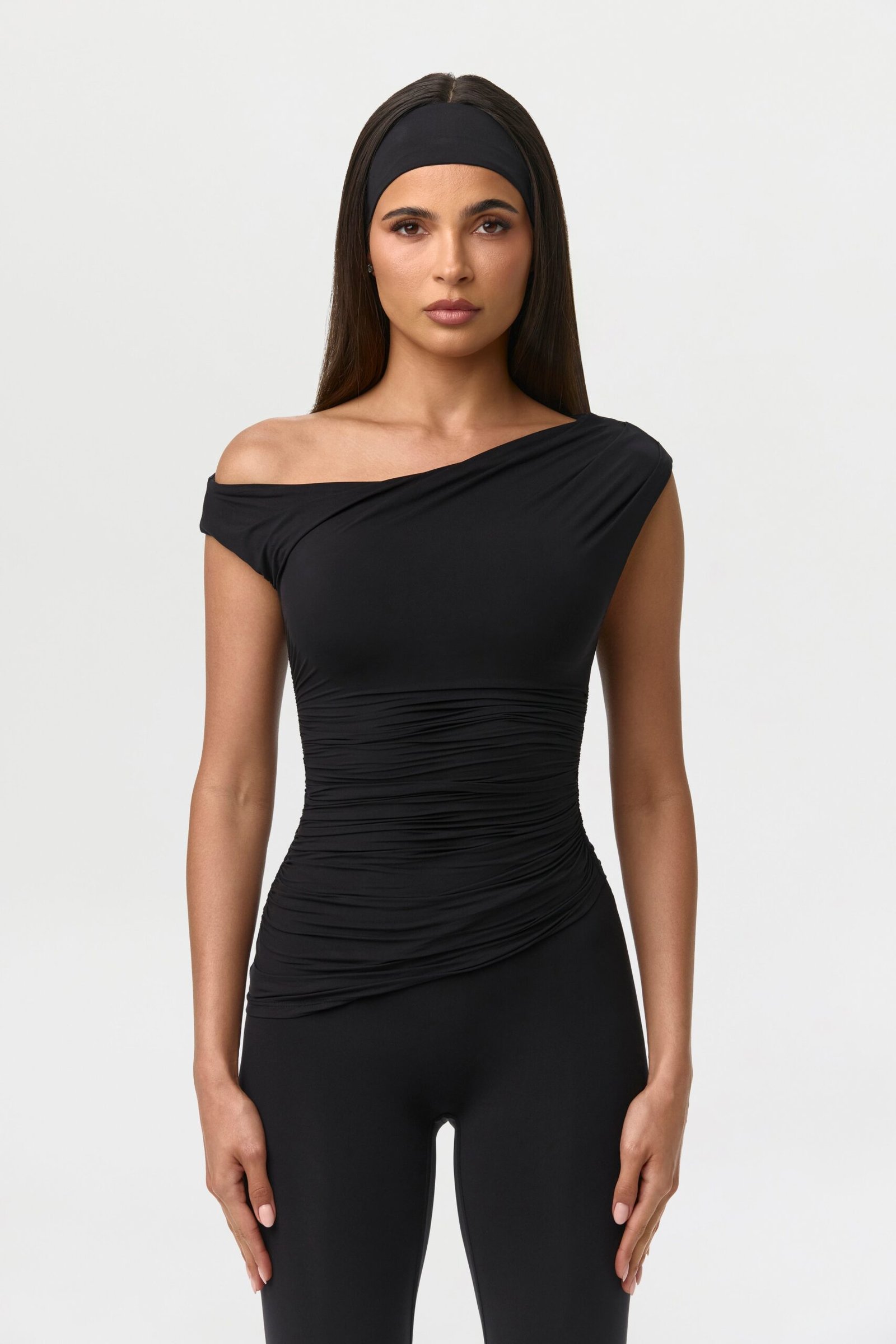 Naked Ruched Off Shoulder Top - Image 6