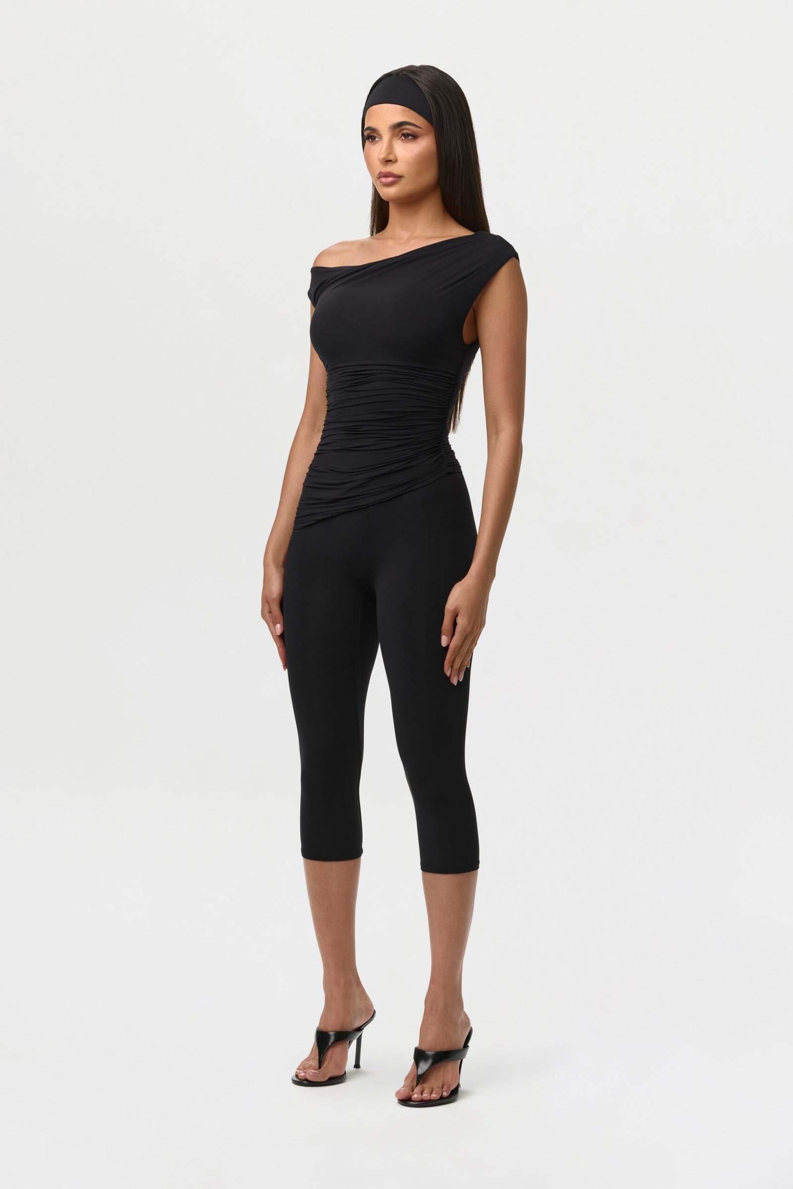 Naked Ruched Off Shoulder Top - Image 10