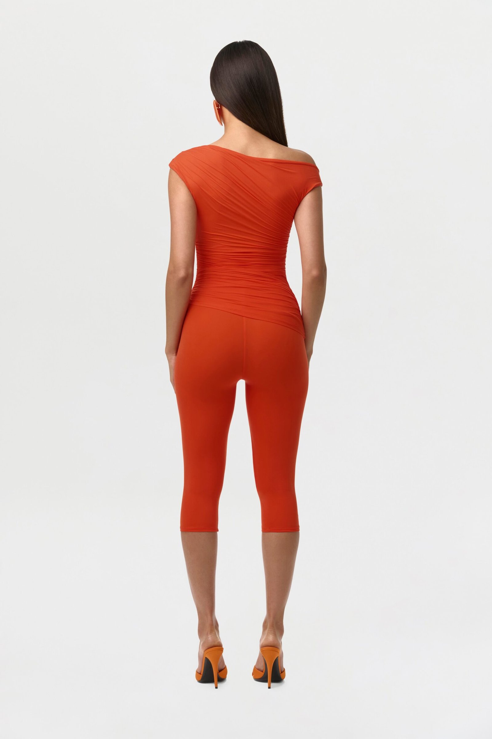 Naked Ruched Off Shoulder Top - Image 21