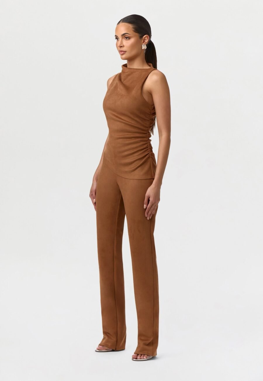 Faux Suede Pants
