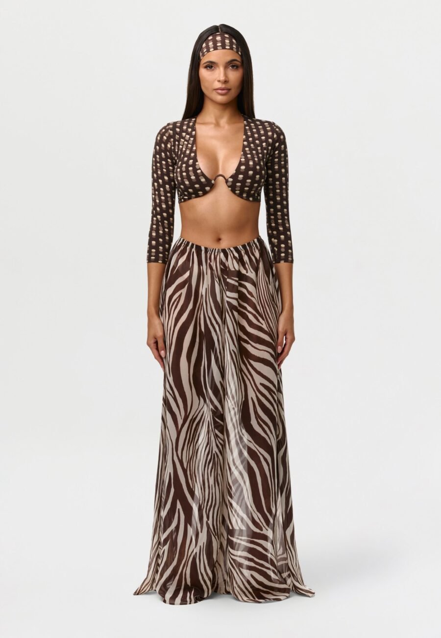 Chiffon Wide Leg Pants